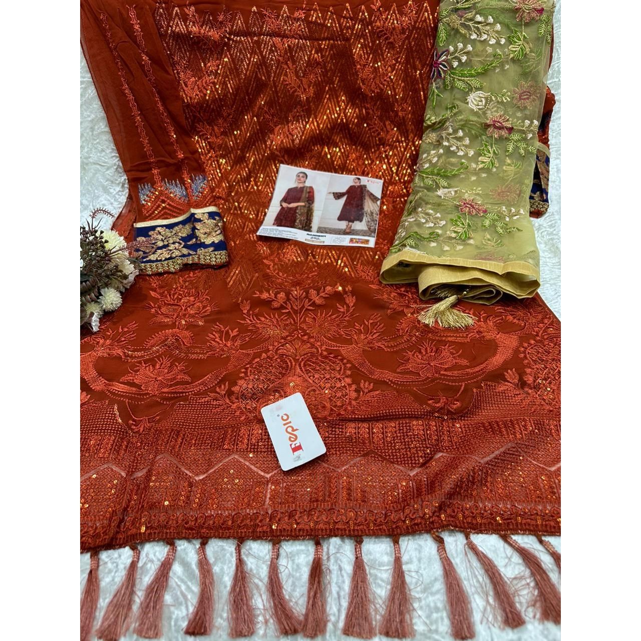 Georgette Baroque Replica Suits