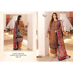 Pakistani Style Printed & Embroidered Dress