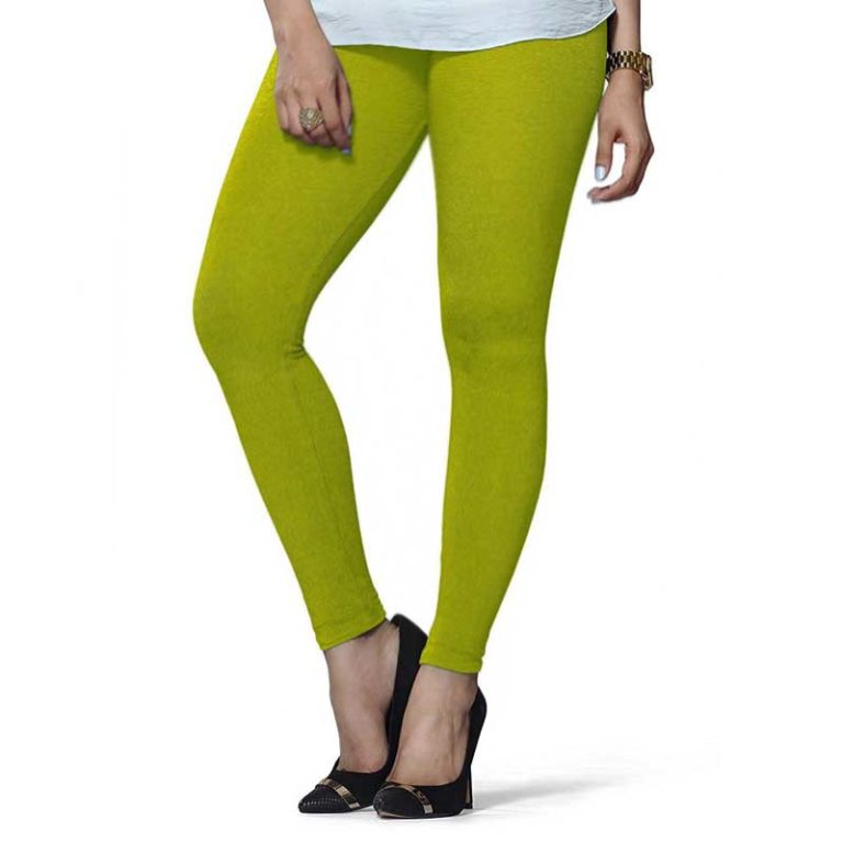 Premium Quality Churidar Ankle Length Leggings for Women & Girls (Green)