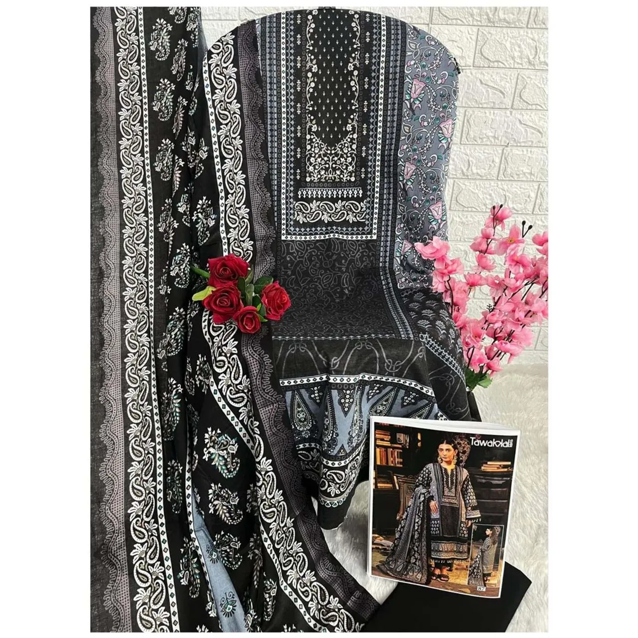 Pakistani Cotton Printed Suit Design