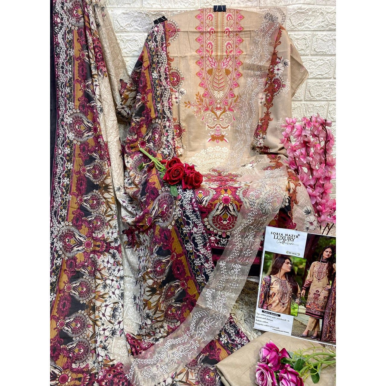 Womens cotton dress materials