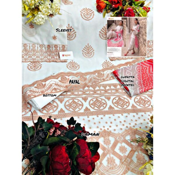Georgette party wear replica suits