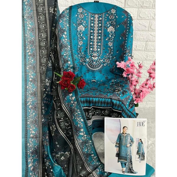 Ladies Printed Cotton Salwar Kameez Material