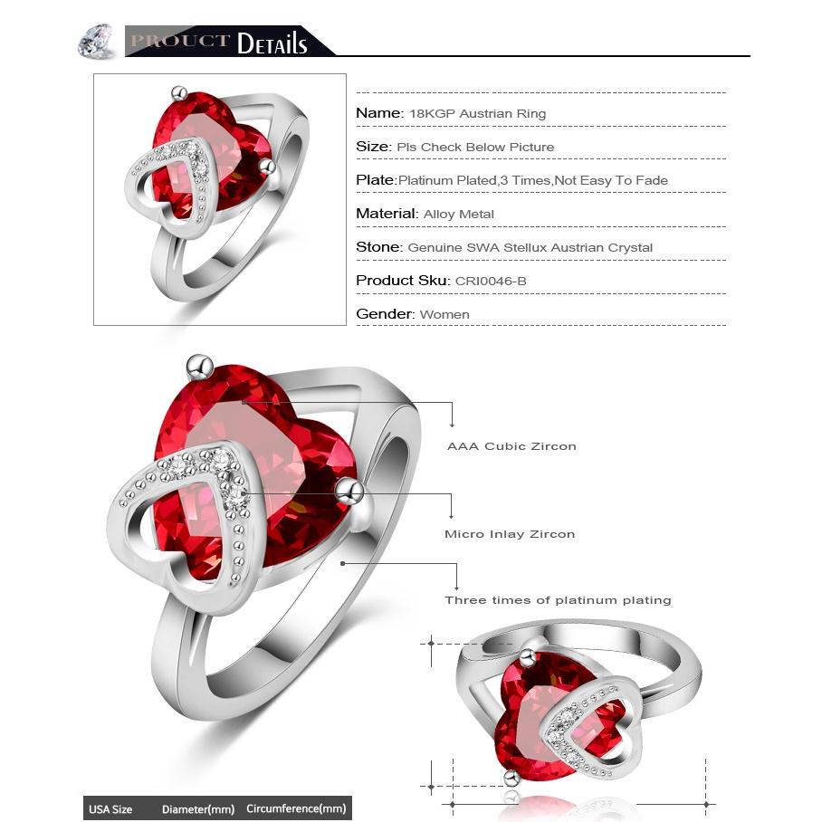 Paiva: 0.6ct Heart-cut Red Fire Garnet Crossover Infinity Promise Ring -  Trustmark Jewelers