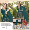 Organza Embroidered Dress Material