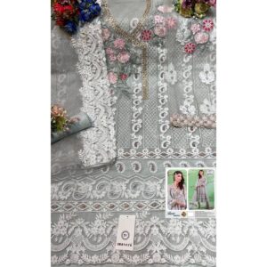 Pakistani Replica Heavy Embroidered Dress material