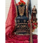 Party Wear Black Pakistani Suit
