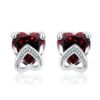 Latest Earrings Heart Shaped Studs