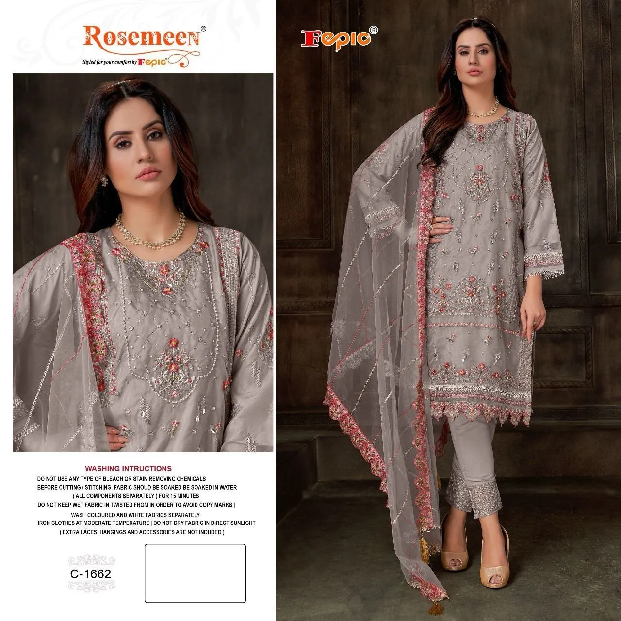 Heavy Embroidered Suits for Women