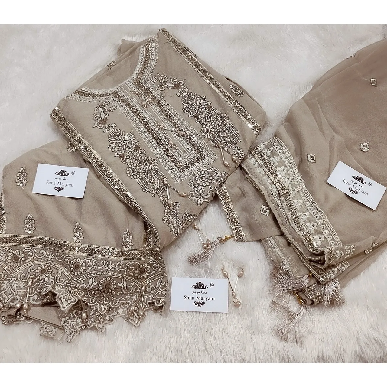 Premium Pakistani replica georgette dresses