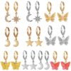 Gold Plated Studs combo 8647