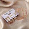 Trendy Studs and Earrings Combo 6 pairs