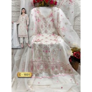 White Nikkah Pakistani Bridal Dresses in India