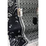 Gul Ahmed Black & White Lawn Printed Suit DN03