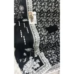 Gul Ahmed Black & White Lawn Printed Suit DN06