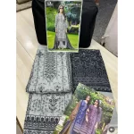 Ishaal Cotton Embroidered Suits with Cotton Dupatta 20010