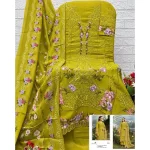 Cotton Heavy Embroidered Suits MIX19