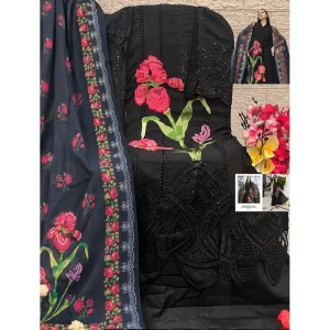 Cotton Heavy Embroidered Suits MIX3
