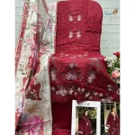 Cotton Heavy Embroidered Suits MIX8